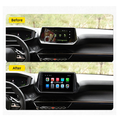 Car Radio for PEUGEOT 2008 [2020-2022] - 2GB/4GB/6GB/8GB Intelligent car system, 2Din 9"Inch, GPS, Navigator, Wifi