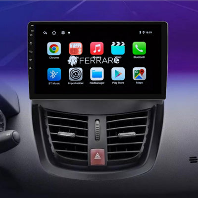 Autoradio per Peugeot 207/207cc 9"(2006-2015) Android, Bluetooth, CarPlay, Android Auto 2GB/4GB/6GB/8GB Ram