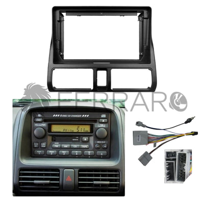 (PRENOTA) Kit Montaggio Autoradio 9"Pollici Honda CR-V (2001-2006) Mascherina, Cablaggio Autoradio Android