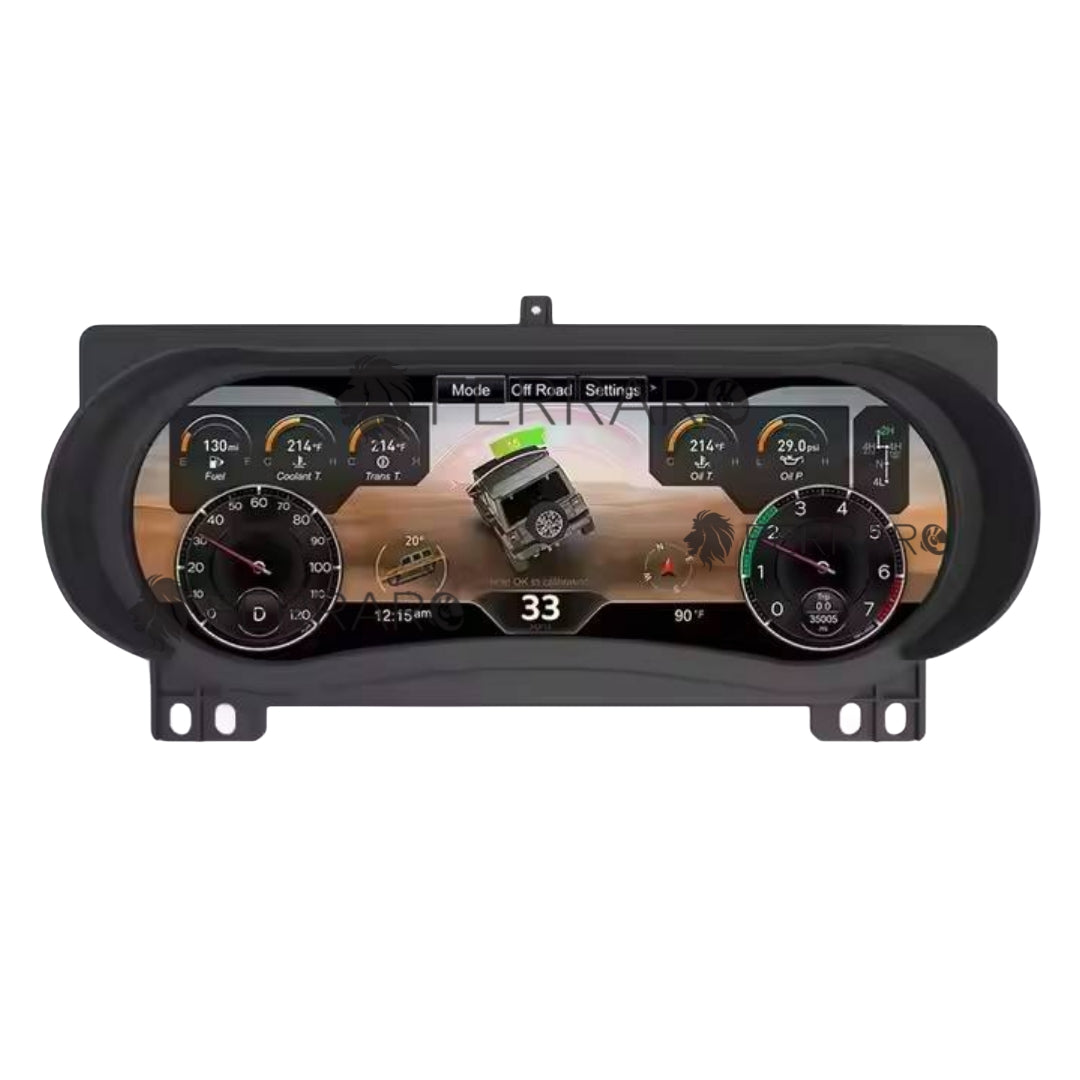 (PRENOTA) Virtual Cockpit 12.3" per Jeep Wrangler JL (2018-2023), HD Ultra, CarPlay e Android Auto