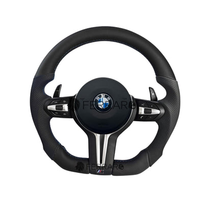 (PRENOTA) Volante per BMW, Pelle Nera, Linea Tricolore, Sport