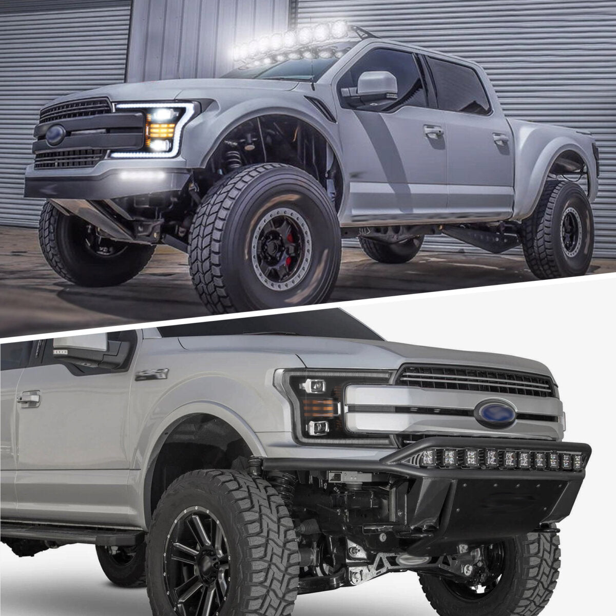 (PRENOTA) Fanali Anteriore Completo per Ford F150 13ª Serie (2018-2020) a LED
