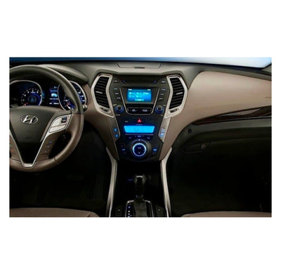 Kit Montaggio Autoradio 9"Pollici Hyundai IX45, Santa Fe (2012-2018) Mascherina, Cablaggio per Autoradio Android