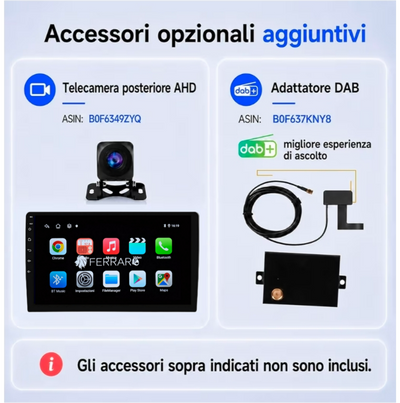 (PRENOTA)  Autoradio per Peugeot 308, 308s 8" (2013-2021) Android, Bluetooth, CarPlay, Android Auto, 4GB/8GB Ram