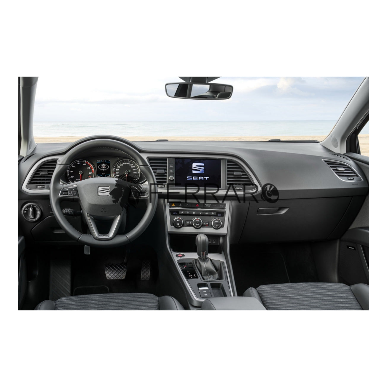 (PRENOTA) Virtual Cockpit 12.3" per Seat Leon 5F (2013-2019), HD Ultra, CarPlay e Android Auto
