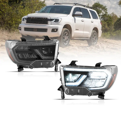 (PRENOTA) Fanali Anteriore Completo per Toyota Tundra (2007-2013) a LED