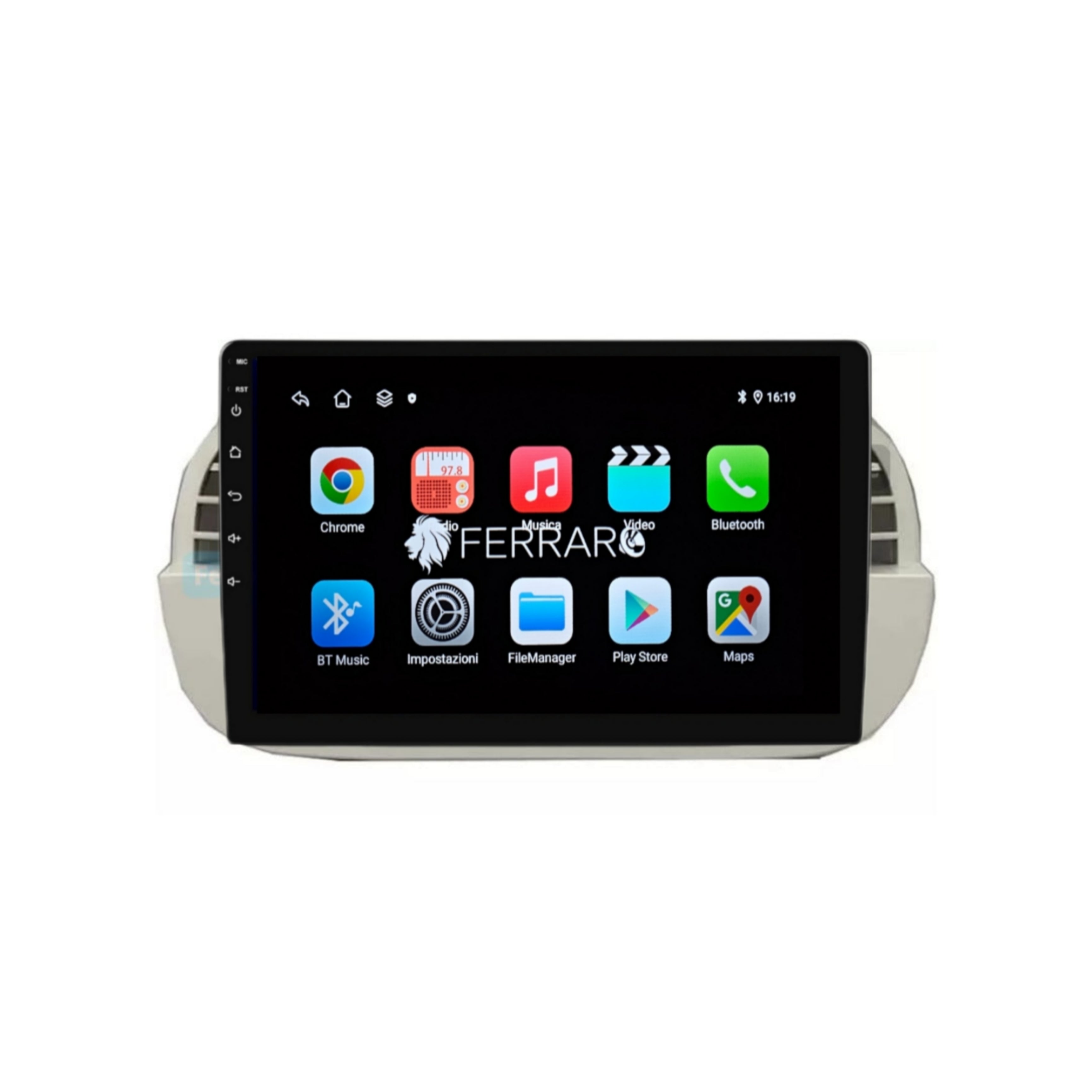 Car Radio for FIAT 500s [2007 - 2014] - 2GB/4GB/6GB/8GB Intelligent car system, 2Din 9"Inch, GPS, Navigator, Wifi.