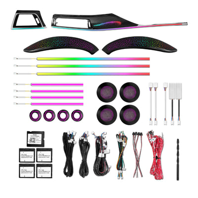 (PRENOTA) Ambient Light per BMW M4 F82, Coupé (2014-2020), 256 Colori, APP