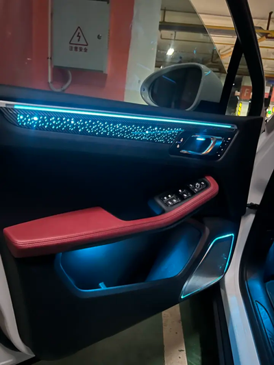 (PRENOTA) Ambient Light per Porsche Macan (2018+), 256 Colori, APP