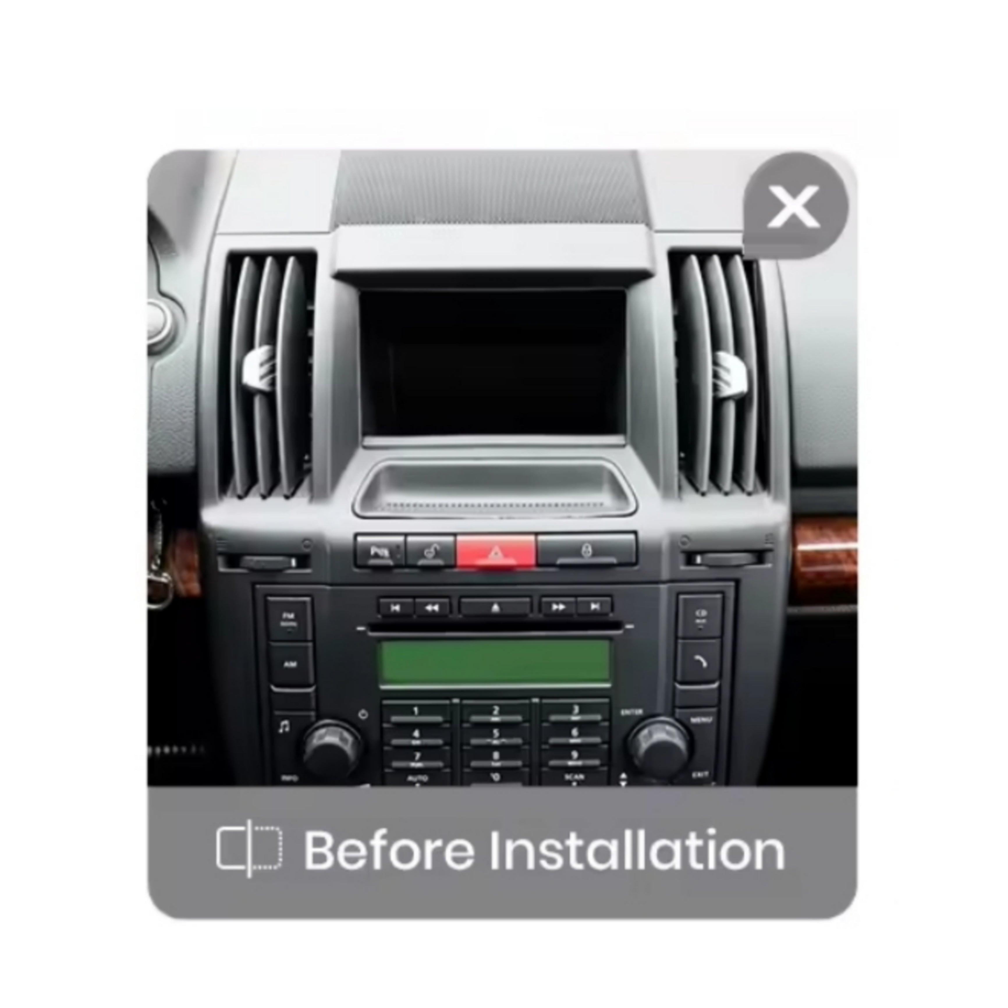 Autoradio per Land Rover Freelander 2  9" 2K | 2006-2015 | Android | Bluetooth | CarPlay | Android Auto | 12/256GB Ram