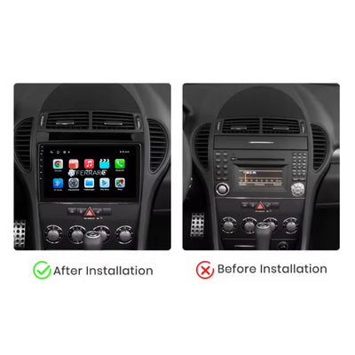 Autoradio per Mercedes Benz SLK R171 9" | 2004-2011 | Android | Bluetooth | CarPlay | Android Auto | 2GB/4GB/6GB/8GB Ram