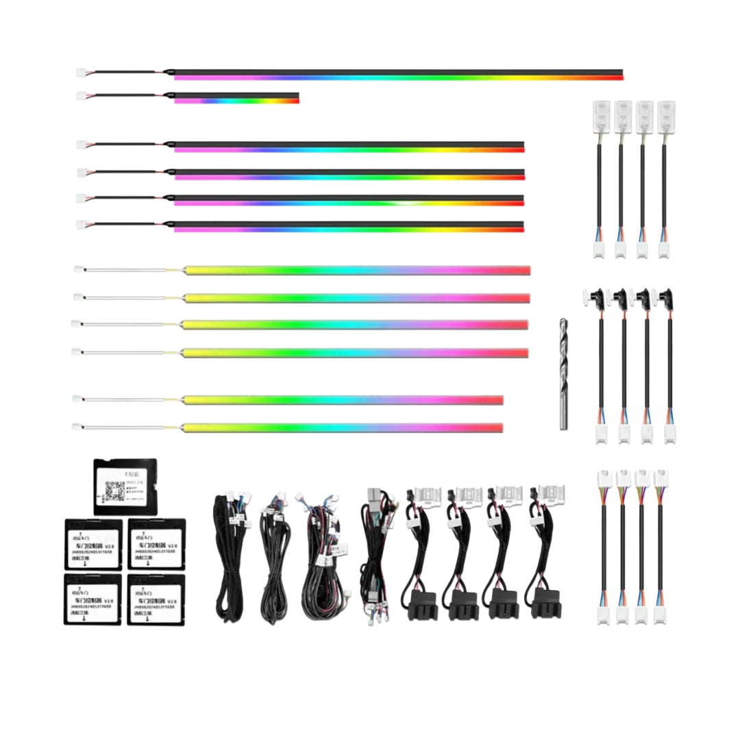 (PRENOTA) Ambient Light per Audi Q7 (2020-2025), 256 Colori, APP