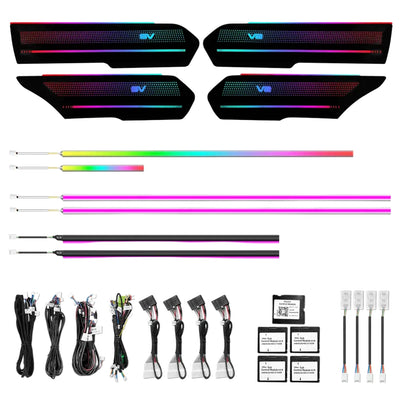 (PRENOTA) Ambient Light per Land Rover Range Rover Sport (2023-2025), 256 Colori, APP