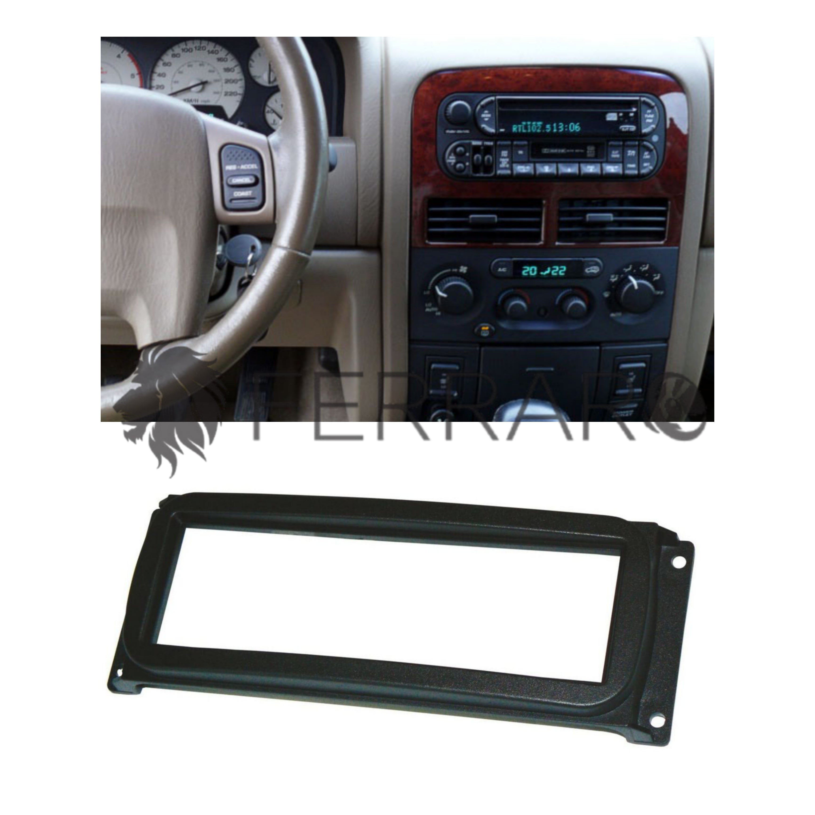 Kit Mascherina 1DIN per Chrysler Grand Cherokee (1999-2007)
