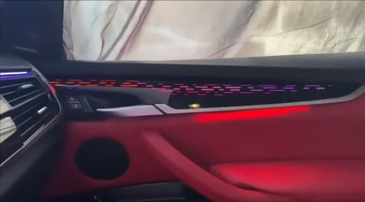 (PRENOTA) Ambient Light per BMW X5, X6, F15, F16 (2015-2019), 256 Colori, APP