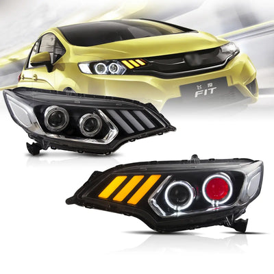 (PRENOTA) Fanali Anteriore Completo per Honda Fit/Jazz (2015-2020) a LED