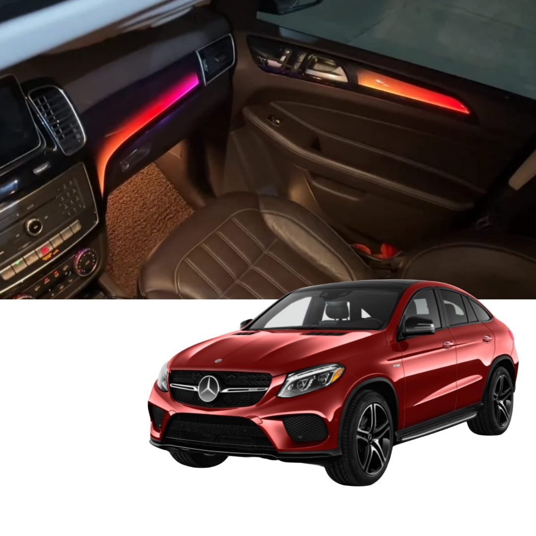 (PRENOTA) Ambient Light per Mercedes Benz ML, GL, GLE, GLS, 256 Colori, APP