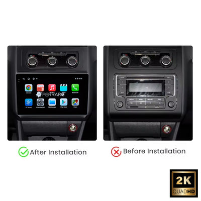 (PRENOTA) Autoradio per Volkswagen Touran 9" 2K (2011-2015) Android, Bluetooth, CarPlay, Android Auto, 12/256GB Ram