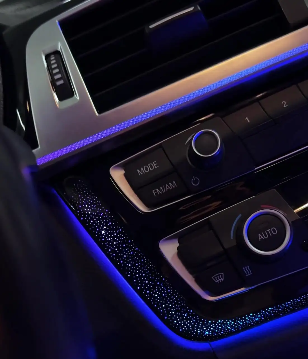 (PRENOTA) Ambient Light per BMW Serie 3/4 F30, F34 (2013-2019), 256 Colori, APP
