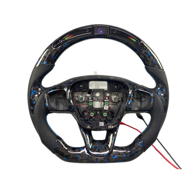 (PRENOTA) Volante Sportivo per Ford Fiesta ST Line,  Carbonio, Customizzato in Pelle (su Realizzazione)