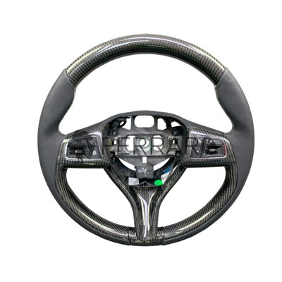 (PRENOTA) Volante Sportivo per Maserati Ghibli, Levante, Quattroporte, Carbonio, Customizzato in Pelle