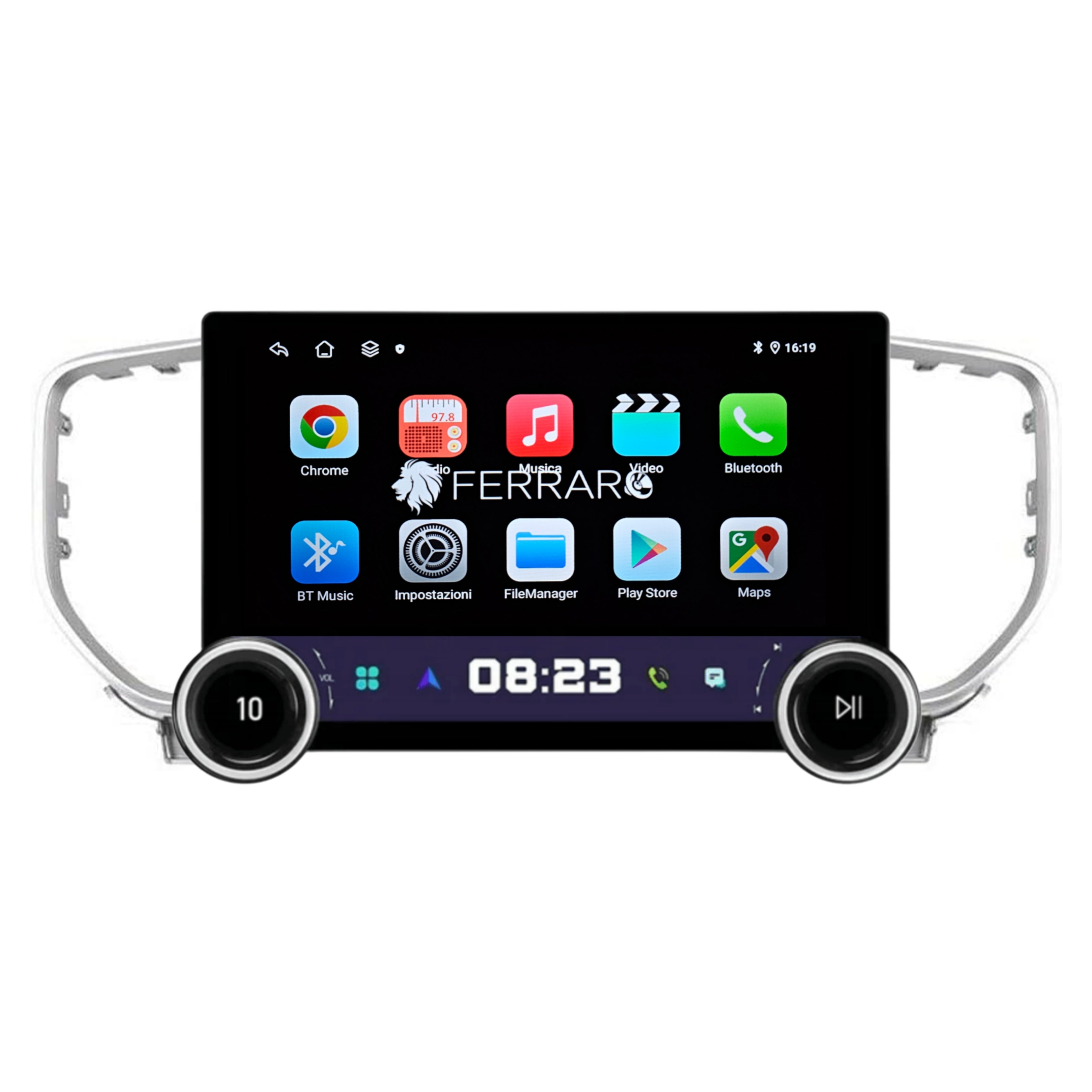 Autoradio per Kia Sportage 4 QL 11.8" 2K | 2016-2021 | Android | Bluetooth | CarPlay | Android Auto | 4/64GB Ram