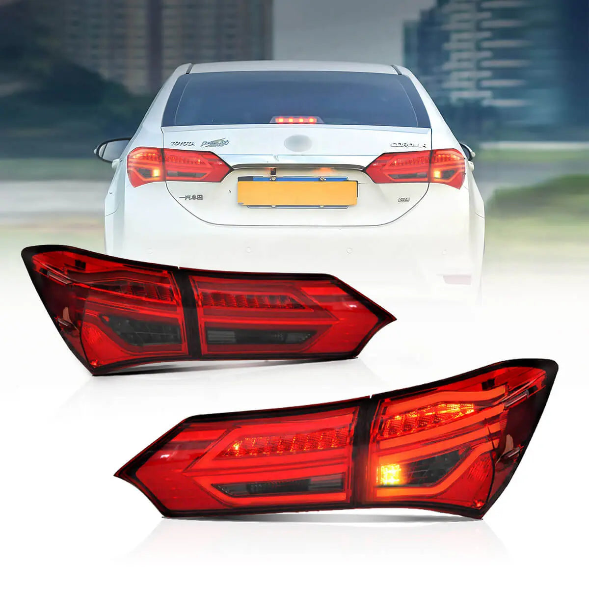 (PRENOTA) Fanali Posteriore Completo per Toyota Corolla E170 (2013-2017) a LED
