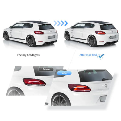 (PRENOTA) Fanali Posteriore Completo per Volkswagen Scirocco (2008-2017) a LED