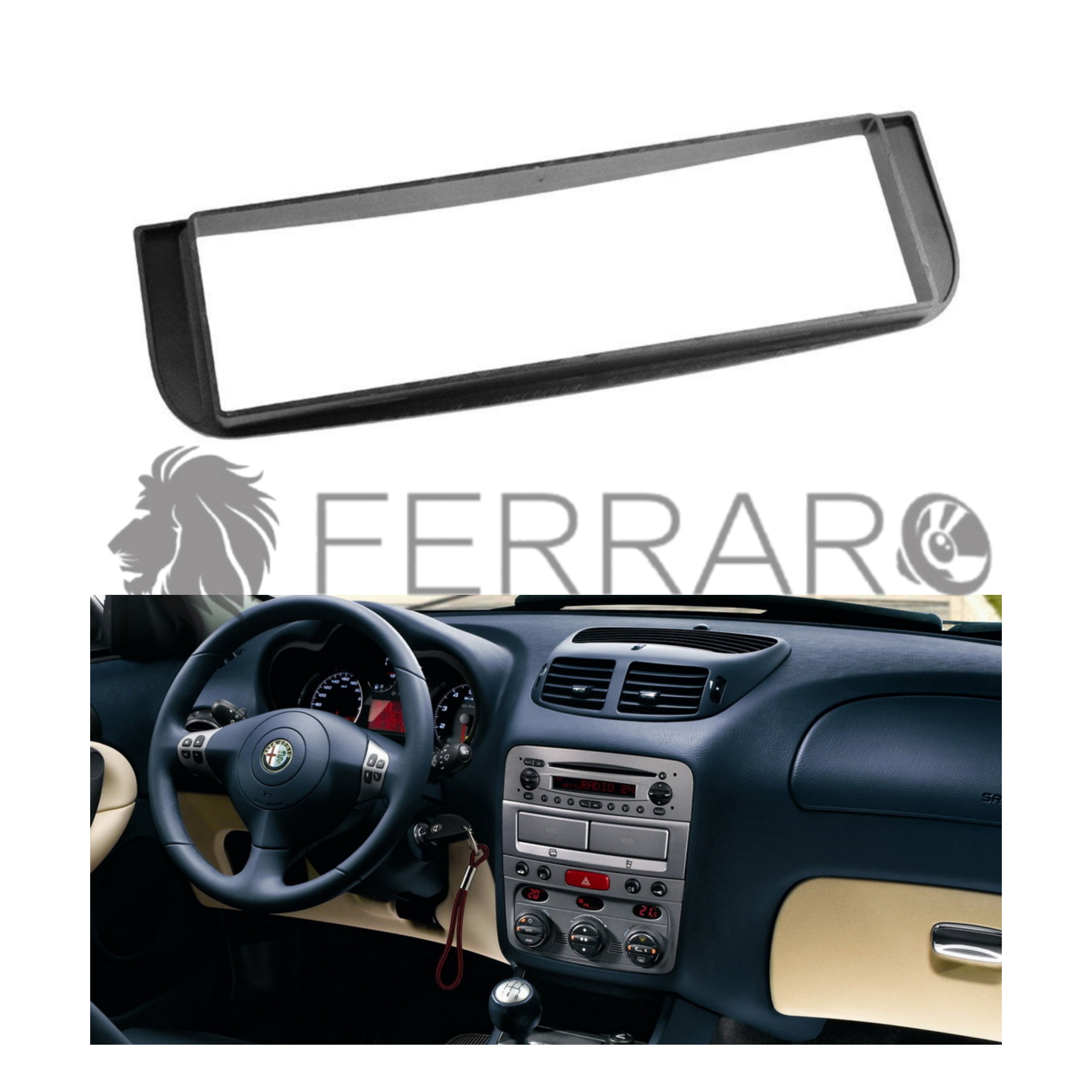 Mascherina 1DIN per Alfa Romeo 147