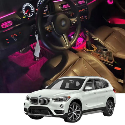 (PRENOTA) Ambient Light per BMW X1, X2 F48, F49 (2016-2022), 256 Colori, APP