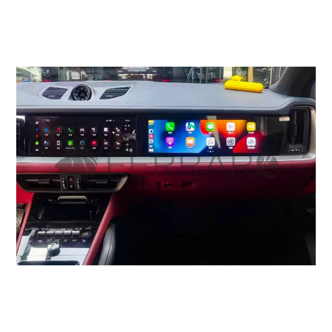 (PRENOTA) Schermo Passeggero per Porsche Cayenne 12.3 (2017-2026) Android, Bluetooth, CarPlay, Android Auto, 4/64GB Ram