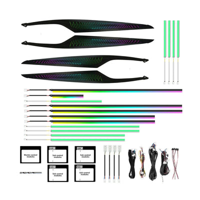 (PRENOTA) Ambient Light per BMW Serie 5 G30 (2019-2023), 256 Colori, APP