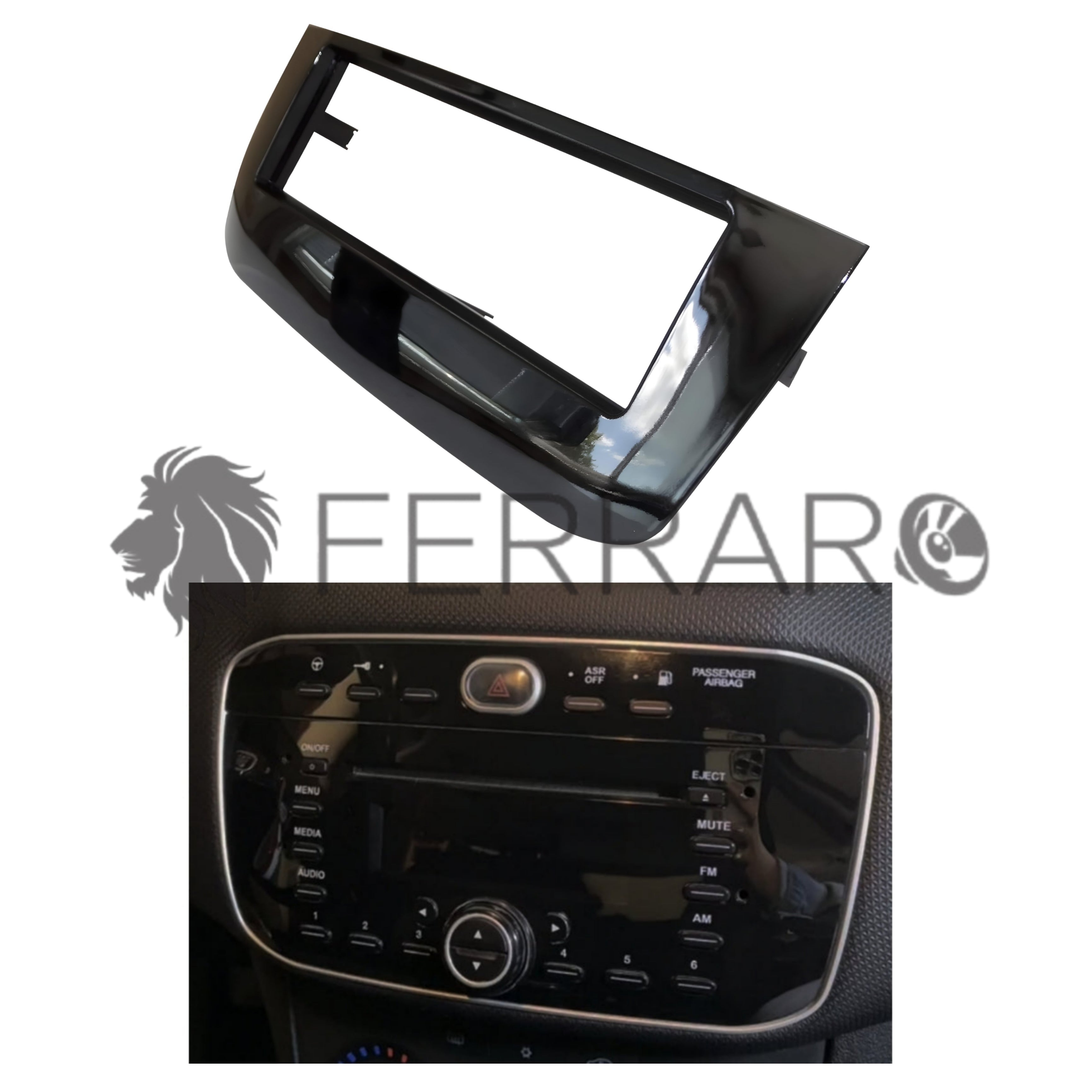 Mascherina 1DIN per Fiat Punto Evo (2009+)
