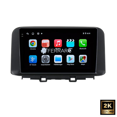 (PRENOTA) Autoradio per Hyundai Kona Kauai 10.1" 2K, (2017-2020)Android, Bluetooth, CarPlay, Android Auto, 4/64GB Ram