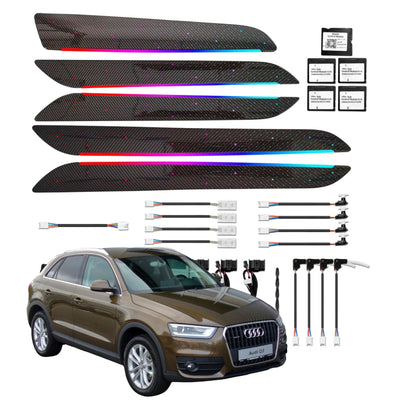 (PRENOTA) Ambient Light per Audi Q3 8U (2013-2018), 256 Colori, APP
