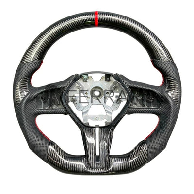 (PRENOTA) Volante Sportivo per Infiniti Q50L, QX50, QX60, QX55, Q50, Q60, Carbonio, Customizzato in Pelle