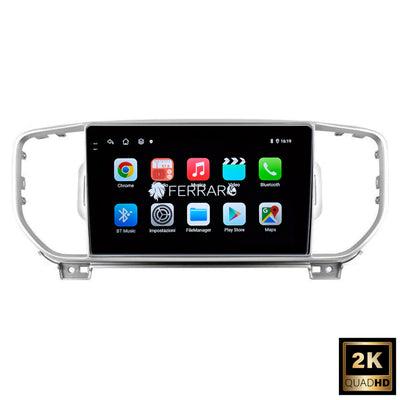 Autoradio per Kia Sportage 4 9" 2K | 2016-2021 | Android | Bluetooth | CarPlay | Android Auto | 12/256GB Ram