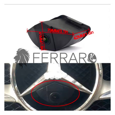 (PRENOTA)  Telecamera Frontale per Mercedes Vito, Viano, Classe A, B, C, E, GL (Compatibilità in Descrizione), AHD, 1920x1080, 170° Gradi