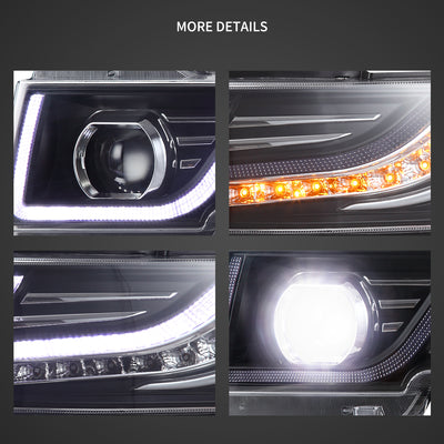 (PRENOTA) Fanali Anteriore Completo per Toyota FJ Cruiser XJ10 (2007-2015) a LED