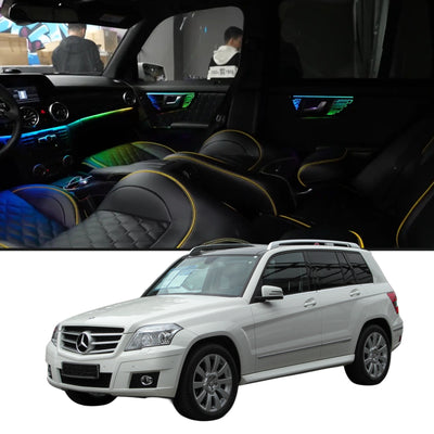 (PRENOTA) Ambient Light per Mercedes GLK x204 (2008-2015), 256 Colori, APP