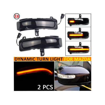 (PRENOTA) Specchietti Laterali Led per Maxda CX-7, Mazda 5, 8, Plug and Play