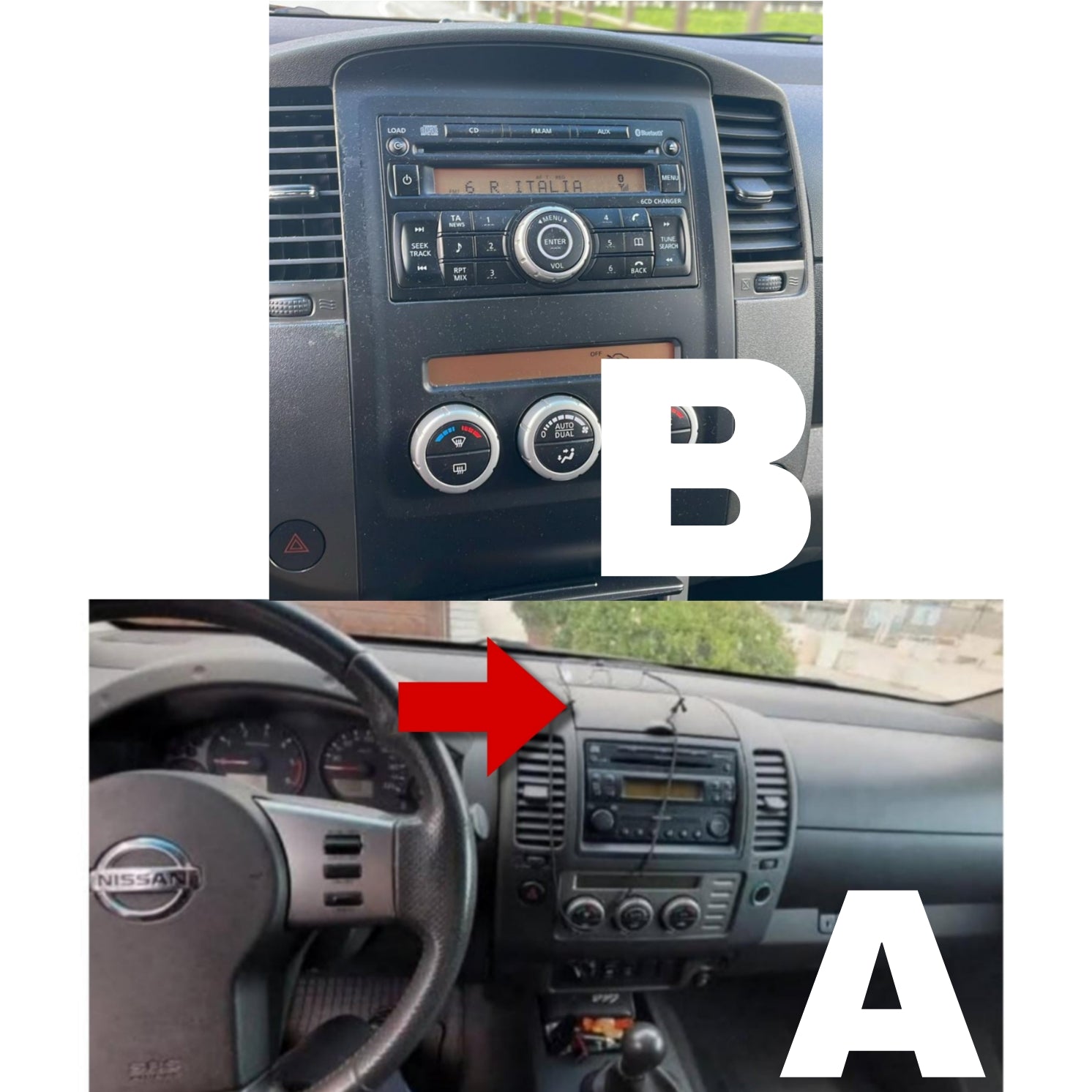 (PRENOTA) Autoradio per Nissan Navara Frontier D40 9" 2K (2004-2014) Android, Bluetooth, CarPlay, Android Auto, 12/256GB Ram