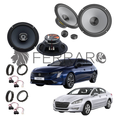 Hertz Kit 6 Casse | K 165 | X 165 | Ant/Post | Peugeot 508 1ª/2ª (2010-2024)