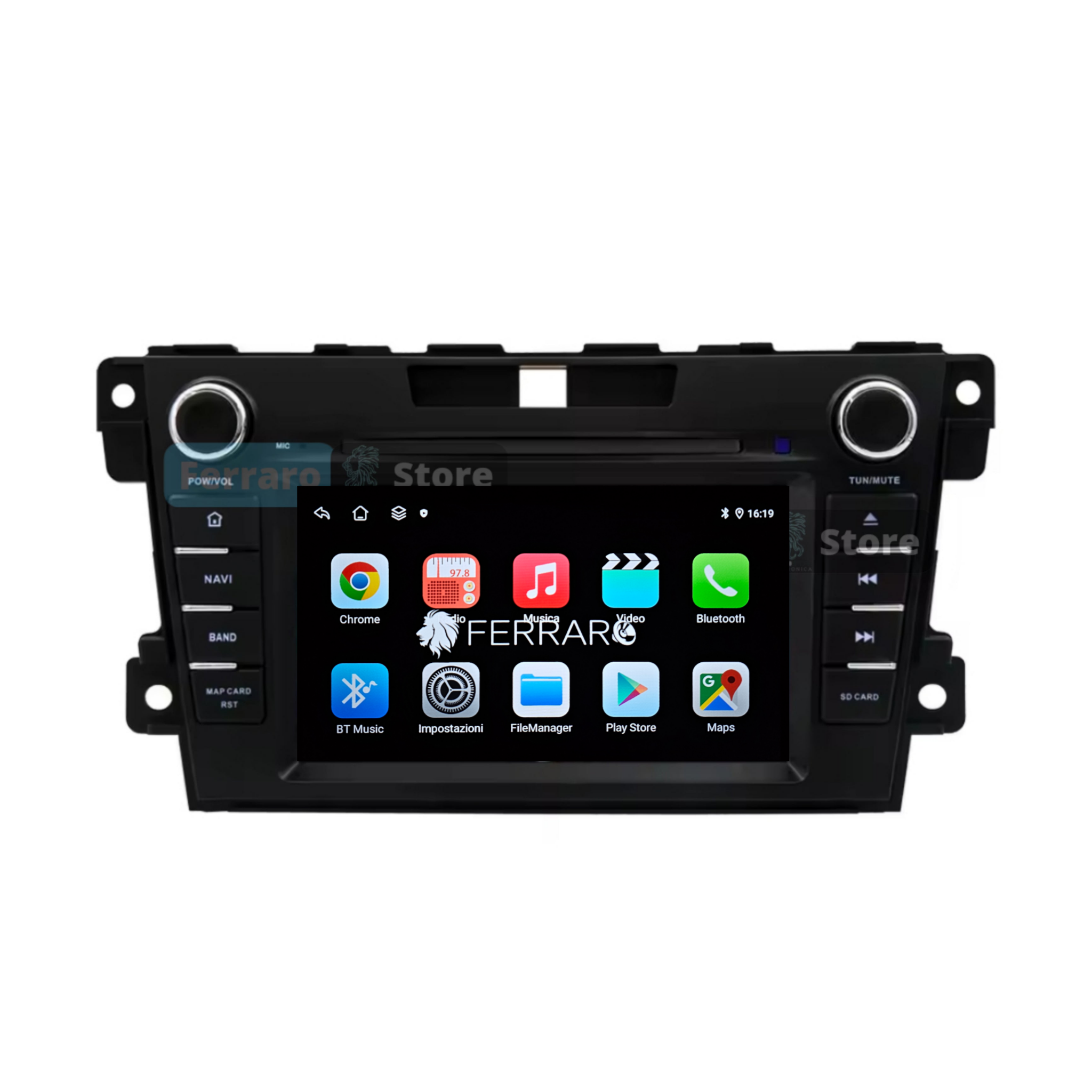(PRENOTA) Autoradio per Mazda CX7, CX-7, CX 7 7" (2006-2012) Android, Bluetooth, CarPlay, Android Auto, 4GB/8GB Ram