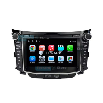 (PRENOTA) Autoradio per Hyundai i30 7" (2012-2017) Android, Bluetooth, CarPlay, Android Auto, 4GB/8GB RAM