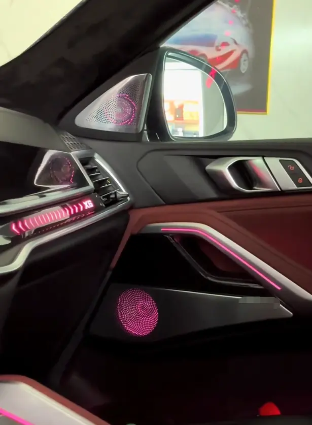 (PRENOTA) Ambient Light per BMW X6 G06, 256 Colori, APP