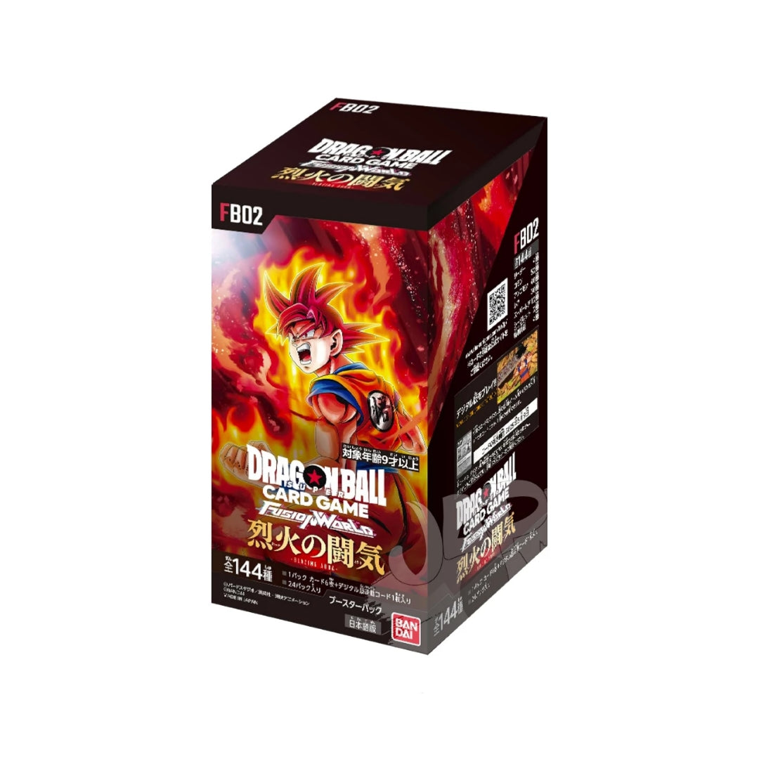 Dragon Ball Super Card Game Fusion World Blazing Aura FB02 Display, 24 Buste (JP)