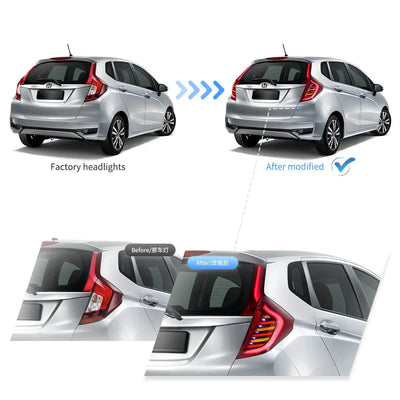 (PRENOTA) Fanali Posteriore Completo per Honda Fit/Jazz (2015-2020) a LED