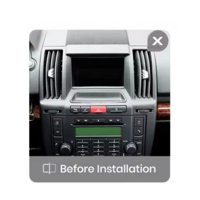 Kit Montaggio Autoradio 9"Pollici per Land Rover Freelander 2 (2006-2015) , Mascherina, Cablaggio Autoradio Android