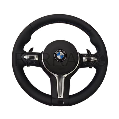(PRENOTA) Volante per BMW, Pelle Nera, Cromatura